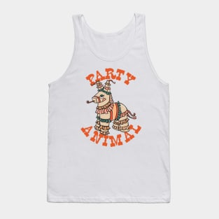 Party Animal: Cinco De Mayo Donkey Pinata Tank Top